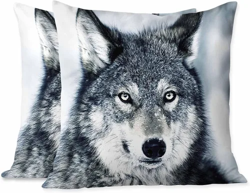 Vista 11 de Fundas de almohada, patrón étnico azul, fundas de almohada para dormitorio, sala de estar, paquete de 2