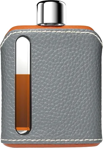 Vista 10 de Ragproper Botisa Moderna de Vidrio para Hombre Tapas de Corcho y Forro de Silicona Agarre Firme Bordes Curvados Botella Cubierta de Silicona