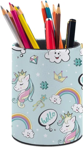 Vista 44 de Organizador de lápices con diseño de bandera de Estados Unidos, lindo portalápices, taza de lápices para escritorio, soporte para brochas