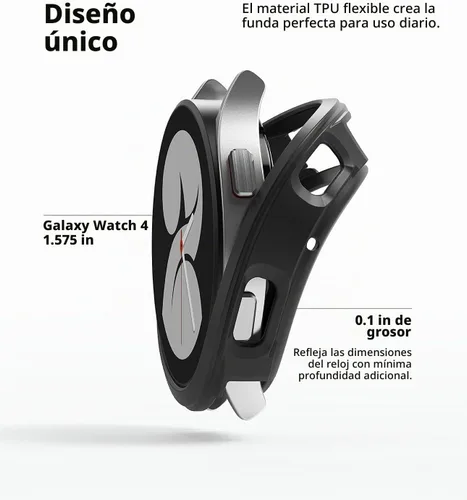 Vista 4 de Ringke - Funda para Samsung Galaxy Watch 4 de 1.575 pulgadas (1.575 in), color negro