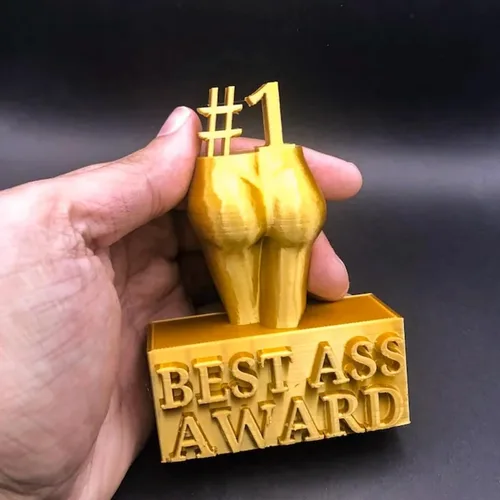 Vista 4 de Premio al mejor culo, figura de cuerpo femenino, escultura, decoración de trofeo, novedad traviesa cadera, trasero, estatua de resina, divertida