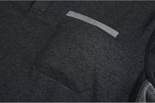 Vista 5 de SWISSWELL Polo de manga larga para hombre, camisas de golf con cuello para trabajo, casual, oficina, para trabajo