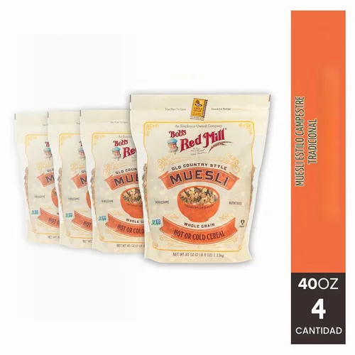 Vista 9 de Bob's Red Mill Old Country Style Muesli Cereal, 40 onzas (paquete de 4)