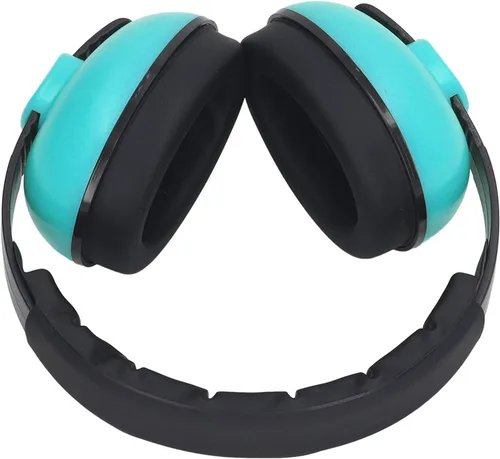 Vista 5 de Orejeras para bebé, reducción de ruido NRR 31dB para aviones, orejeras a prueba de sonido con cabeza suave, protección auditiva plegable para bebés