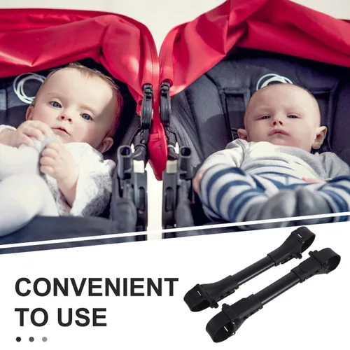 Vista 6 de KOMBIUDA Conector universal para cochecito doble, accesorio ligero y duradero para conectar dos cochecitos de bebé individuales lado a lado