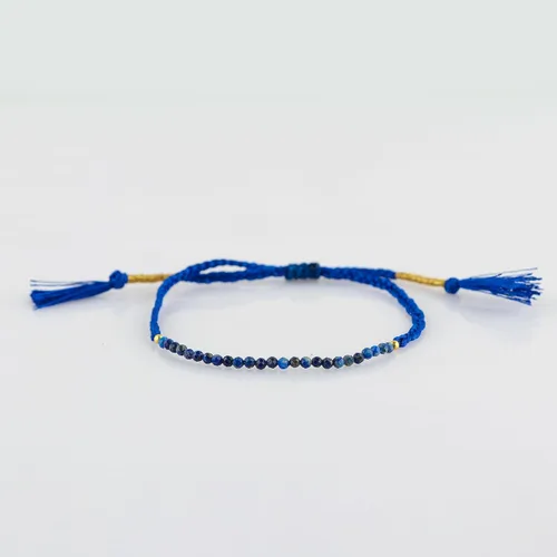 Vista 52 de Thecraftman - Pulsera trenzada de cuentas naturales, cristales energéticos, regalo para ella, pulsera de protección de hilo trenzado de mano