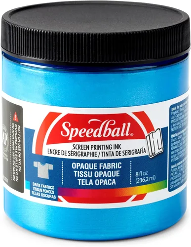 Vista 15 de Speedball 004800 Tinta de serigrafía de tela opaca, 8 fl. oz., Black Pearl