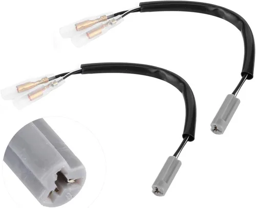 Vista 8 de Yctze - Enchufe de cable de giro, adaptador de cableado de 7.5 pulgadas, piezas de motocicleta, apto para YZF R6 YZF R1 FZ6 FZ10 Adaptador de giro