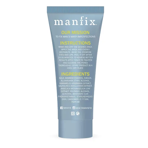 Vista 5 de Mascarilla facial de limpieza profunda de carbón negro, 2 onzas