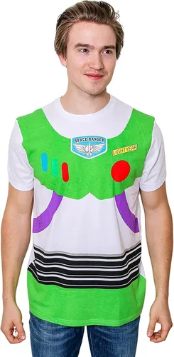 Vista 4 de Toy Story Buzz Lightyear - Disfraz de astronauta para adultos, Buzz