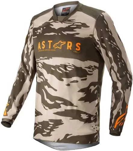 Vista 8 de Alpinestars Jersey Racer Supermatic Antracita/Naranja Sm (3761522-1440-S)