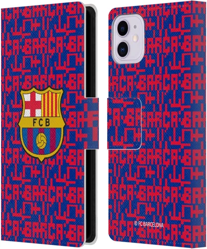 Vista 103 de Head Case Designs Funda de piel con licencia oficial del FC Barcelona Barca Crest Graphics para iPhone 11