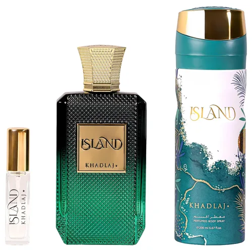 Vista 10 de Khadlaj Island Extrait de Parfum Spray para Unisex, 3.4 onzas
