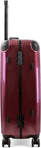 Vista 5 de Calvin Klein Fulton 20 Hardside Spinner equipaje con cerradura TSA Burgundy Fulton