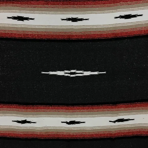 Vista 12 de Open Road Goods Manta de diamantes mexicanos – Manta de yoga pesada XL – Hecho a mano en México – Manta gruesa estilo serape bohemio estilo Saltillo