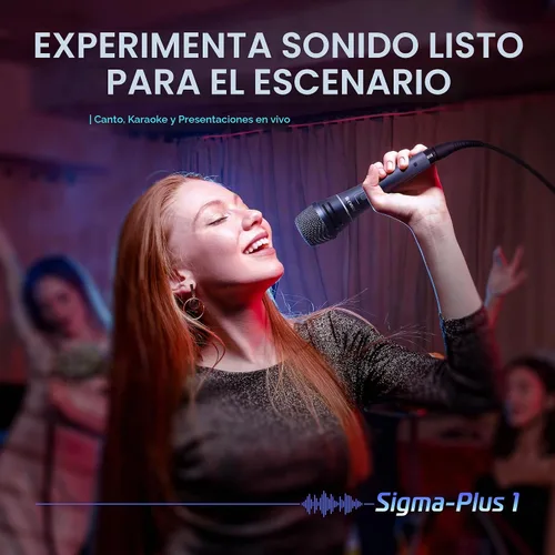 Vista 2 de CAROL Sigma-plus1 XLR - Micrófono vocal con cable, supercardioide dinámico