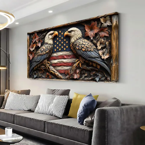 Vista 11 de GAFSING Lienzo decorativo para pared, diseño de luna dorada, paisaje urbano, impresiones en lienzo abstracto, pintura artística, imagen, decoración