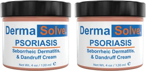 Vista 6 de Dermasolve Crema de tratamiento de psoriasis y dermatitis seborreica, proporciona un alivio intenso para la picazón y la piel escamosa