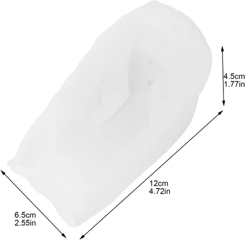 Vista 4 de EXCEART Plantillas de aumento de altura de silicona para mujeres y hombres, almohadillas invisibles de gel suave para levantamiento de talón