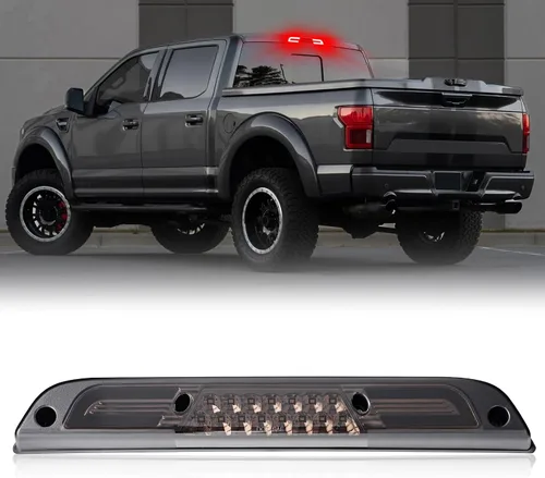 Vista 9 de Tercera luz de freno para F150 2015-2024 Strobe Pre-agujero Solo para cámara OEM/w For 15-24 F150;17-24 F250-550 Super Duty;19-24 Ranger 3rd