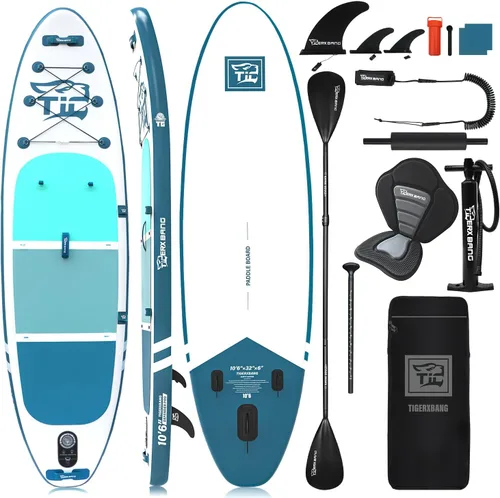 Vista 13 de Inflatable Paddle Board with Premium SUP Board Accessories, Allround Paddle Boards for Adults/Youth,Stand Up Paddle Board Defender Collection