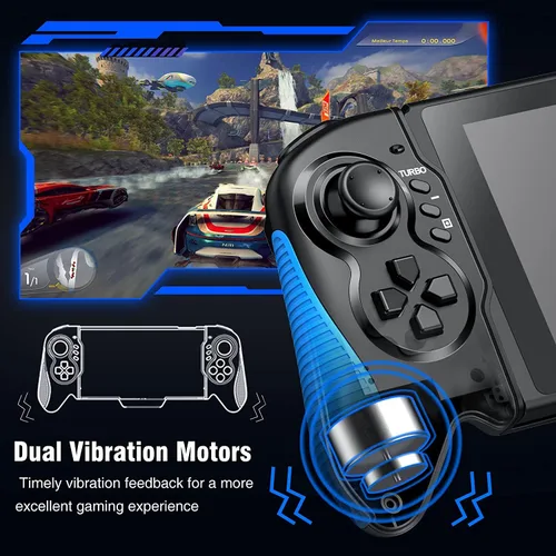 Vista 6 de Rzzhgzq Switch Controller for Nintendo Switch One-Piece Joypad Switch Pro Controller for Handheld Mode Switch Controllers Remote with Adjustable