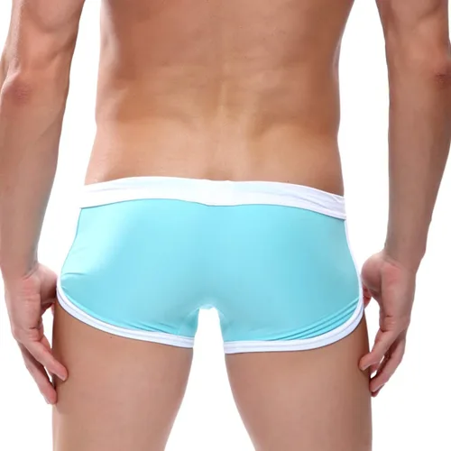 Vista 2 de CaveHero Traje de baño de nailon para hombre de secado rápido con forro intermedio