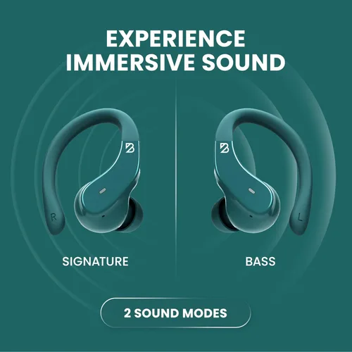 Vista 5 de Back Bay Audio - Auriculares inalámbricos Bluetooth para corredores de Back Bay Audio, con gancho para colocar sobre la oreja, graves profundos