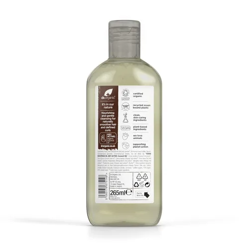 Vista 2 de Organic Doctor Champú de aceite de coco virgen orgánico, 9 onzas líquidas