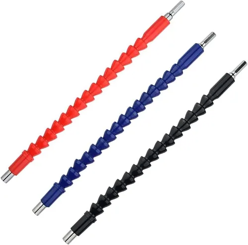 Vista 9 de Guyuyii Extensión de Broca Flexible - Eje Suave Hexagonal Magnético de 1/4" para Lugares Difíciles de Alcanzar - Extensión de Broca Flexible
