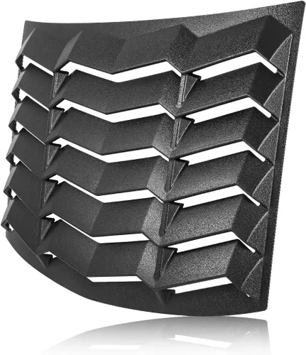 Vista 4 de Persianas para ventanas 2010-2015 Set trasero + lateral Protector solar para parabrisas color negro mate Compatible con Chevrolet Chevy Camaro 2010