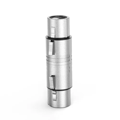 Vista 9 de CableCreation - Conector adaptador XLR, acoplador de extensión de cable de micrófono XLR