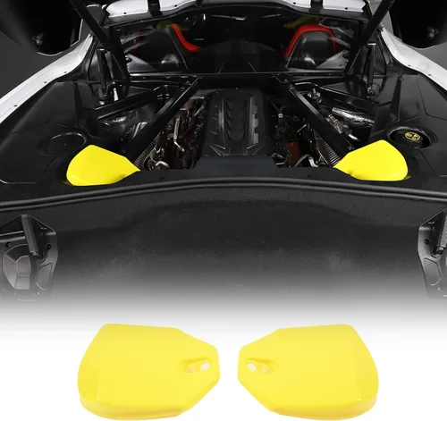 Vista 8 de Daeiclru Cubiertas de torre de puntal trasero compatibles con Chevrolet Corvette C8 2020-2023, cubierta de torre de ABS que absorbe los golpes