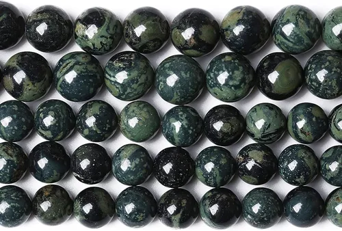 Vista 61 de 100 cuentas de piedra multicolor natural de 0.236 pulgadas (0.236 in), cuentas espaciadoras sueltas redondas para hacer pulseras, collares, aretes