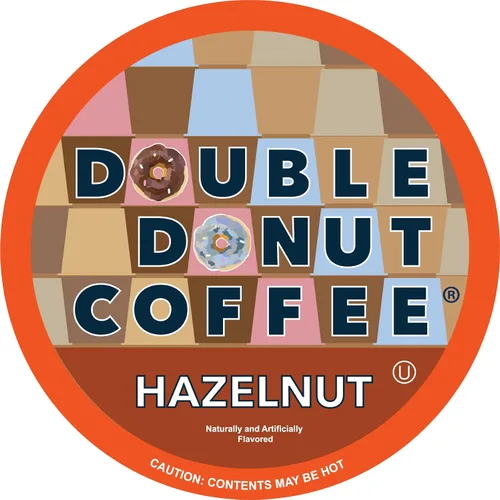 Vista 46 de Double Donut Coffee Cápsulas de Café Half Caff, Cápsulas de Café de Media Cafeína de Porción Individual para Cafeteras Keurig K Cup, Tostado Medio
