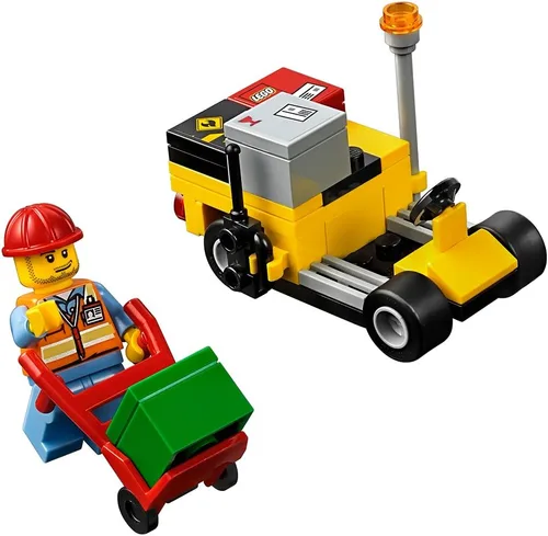 Vista 2 de Juego de construcción Lego Aeropuerto de ciudad 60101 avión de carga (157 piezas)