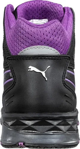 Vista 3 de PUMA Zapatos de seguridad para mujer con protección de movimiento Stepper Mid EH, puntera compuesta antideslizante