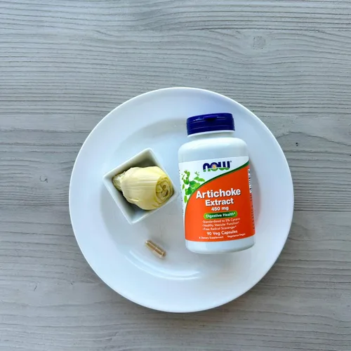 Vista 7 de Now Foods Extracto de alcachofa 450 mg, cápsulas veganas, 90
