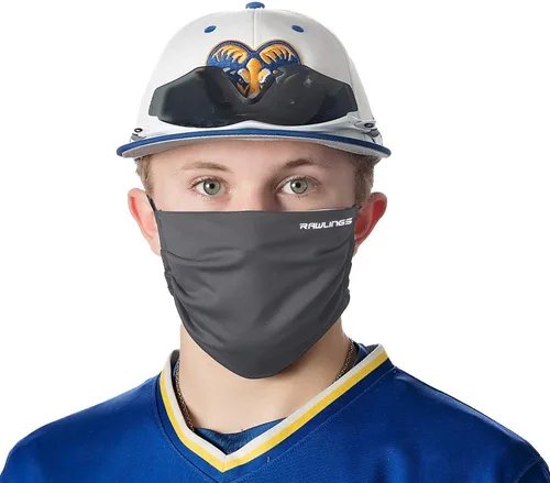 Vista 4 de Rawlings Máscara facial de rendimiento deportivo Negro