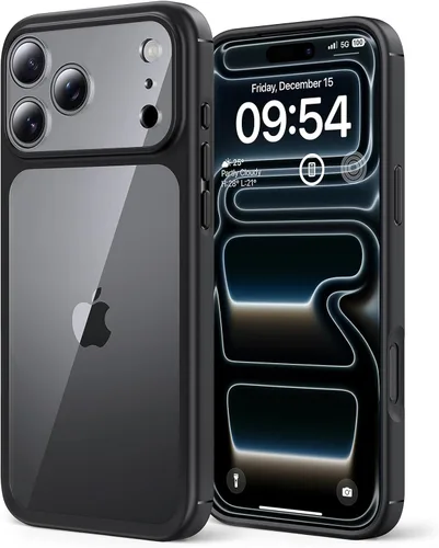 Vista 51 de TAURI Funda para iPhone 17, antiamarilleamiento con protector de pantalla, protección de grado militar, a prueba de golpes, delgada para iPhone 17