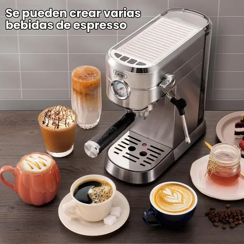 Vista 3 de Gevi Máquina de café expreso comercial compacta de 20 barras para el hogar