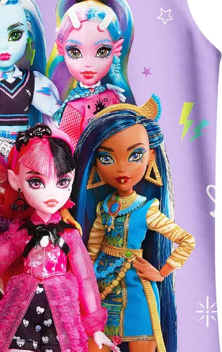 Vista 5 de DJYLBV Monster Dress For Girls Doll Toys School Casual Dress Toddler Clothes Costume Kids