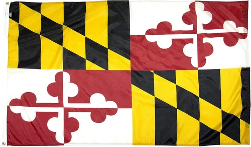 Vista 56 de FlagSource Bandera del estado de Alabama, material de nailon 200D con certificación FMAA, resistente, fabricada en Estados Unidos, resistente a