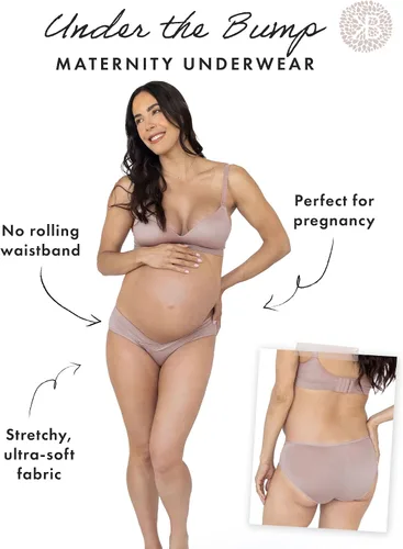 Vista 2 de Kindred Bravely Under the Bump - Ropa interior de maternidad bragas de embarazo - Bikini paquete de 5