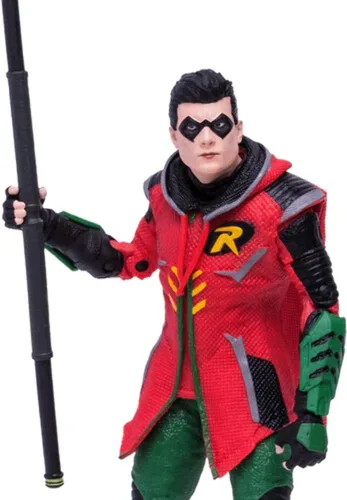 Vista 6 de McFarlane Toys DC Multiverse Robin (Gotham Knights) Figura de acción de 7 pulgadas con accesorios