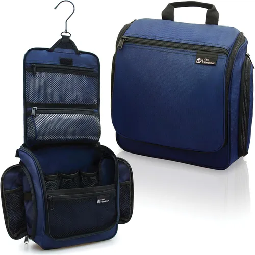 Vista 20 de D&D Bolsa colgante para artículos e aseo personal, organizador de viaje de diseñador para maquillaje y artículos de aseo, para hombres y mujeres
