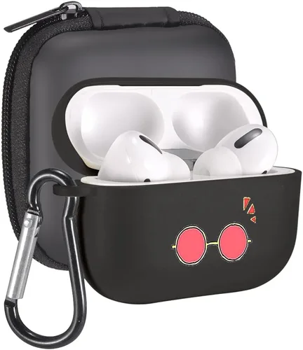 Vista 18 de Funda de mariposas rosas para AirPods Pro con llavero, diseño de animales lindos funda protectora de TPU suave compatible con AirPods Pro Charging