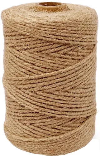 Vista 7 de Leecogo - Cuerda de yute negro de 2.5 mm, 100 metros, resistente, para jardinería, manualidades y proyectos decorativos