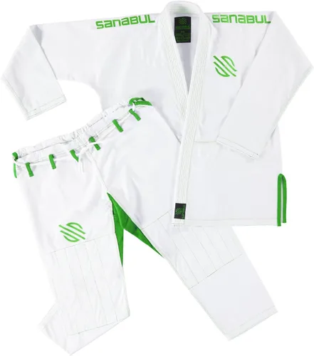 Vista 3 de Sanabul Essential BJJ Gi para mujer Jiu Jitsu brasileño para mujer Kimono ligero, tela preencogida