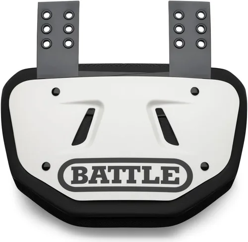 Vista 11 de Battle Sports Placa para espalda cromada de fútbol – Protector de espalda baja de capa dura con espuma contorneada para protección de alto impacto